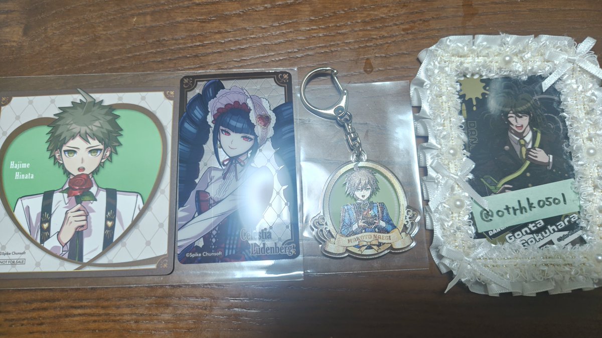 otrhk0501's tweet photo. 【交換】ダンガンロンパ NeCoLabo まねきねこ

【譲】コースター:日向
クリカ:セレス
アクキー:苗木

【求】コースター:最原
クリカ:天海
アクキー:王馬、最原、天海>赤松

郵送交換希望
検索からでもお気軽にお声掛けください！ https://t.co/4MF7y4ZhII
