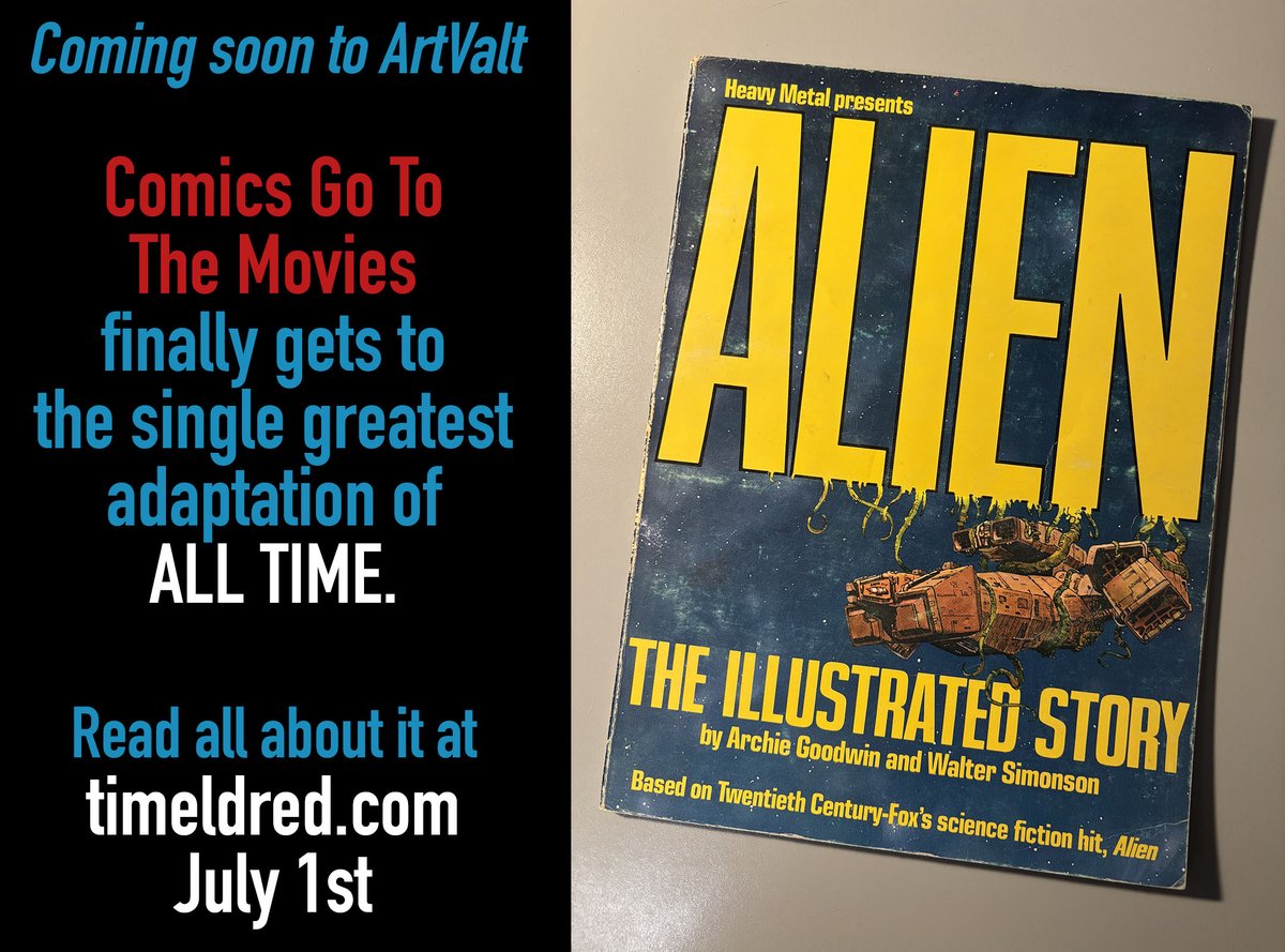 TimJEldred's tweet photo. It took me a while, but here it comes...

#alien #waltersimonson #heavymetal #comics https://t.co/hLICbbEr5R