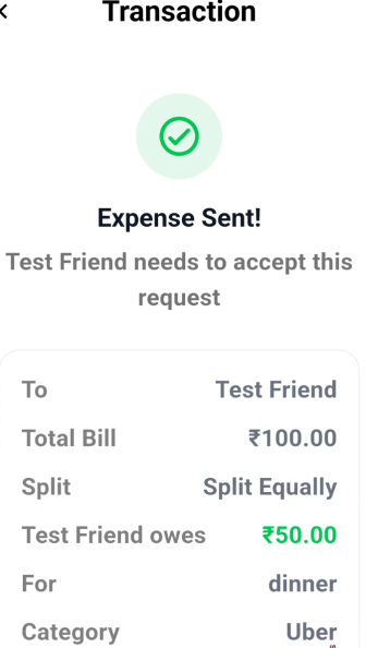 JanviPithadiya's tweet photo. Week 4 of #gsoc2026 done 🚀
Built the full transaction flow for Zplit a decentralized, offline-first expense splitter
Create &amp; send expenses via deep link
Split equally / you paid / they paid
 Live split preview before sending https://t.co/UfzzUBXTnG