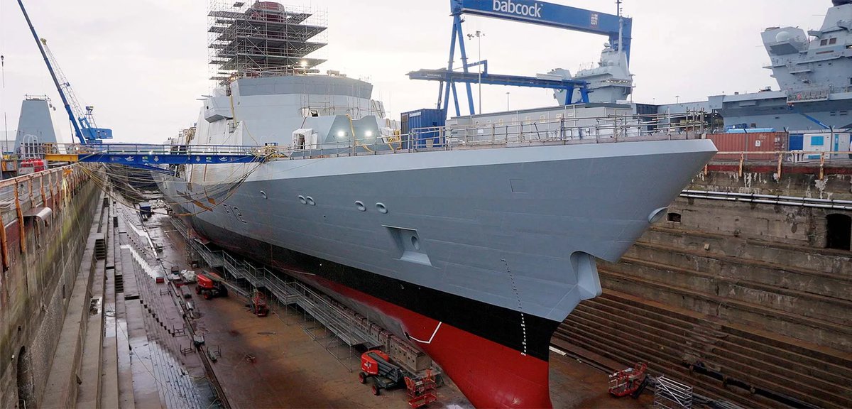 FauteuilColbert's tweet photo. La « Shipbuilding Strategy » semble abandonnée :
▪️ Type 83 annulée ;
▪️ Type 32, transformée en « Common Combat Vessels » (#CCV) ?
➡️ Type 32 serait alors une bouée de sauvetage pour Rosyth (Babcock), repoussant la fermeture à l’horizon 2040 : avec Glasgow (BAES) ? https://t.co/YohFvJL5fa