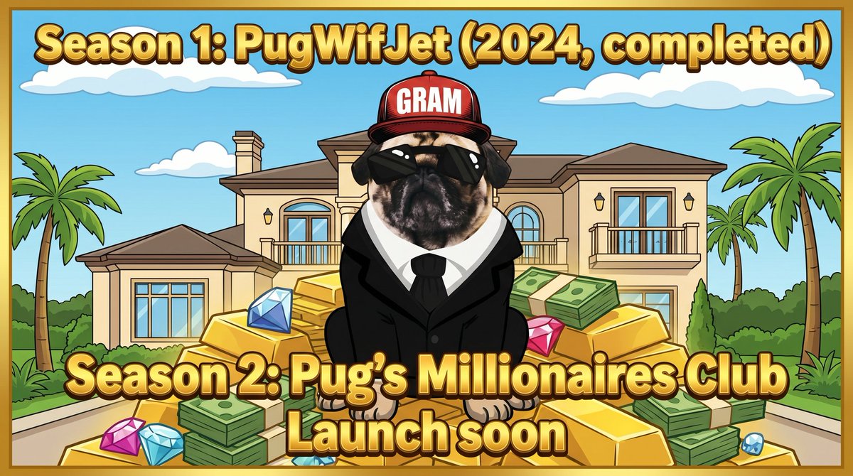 PugWifJet's tweet photo. Gm Pugs FAM!

Confirmed. June 30th.💎 https://t.co/I4NyV4NWnV