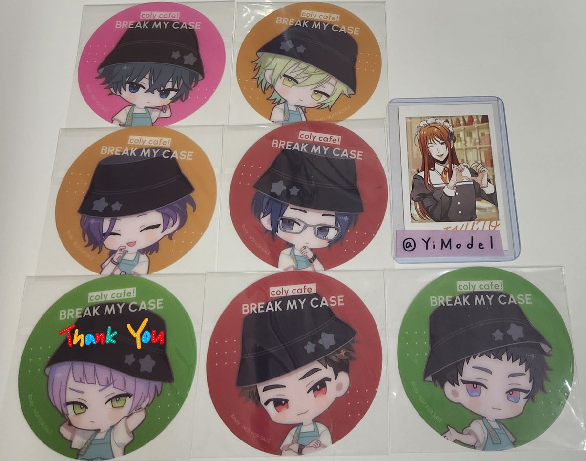 YiModel's tweet photo. 【交換】ブレマイ 特典 コースター

【譲】画像参照

【求】恩田(ツリビレ)

※複数枚提供可能でございます。
検索からも大歓迎です。
お気軽にお声かけよろしくお願いいたします。 https://t.co/ofzT4EXwgN