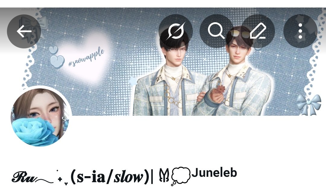 acahthzzn's tweet photo. NEW LAYOUT🤍🩵 decided to go with #snowapple <33 https://t.co/o27msWMmNV