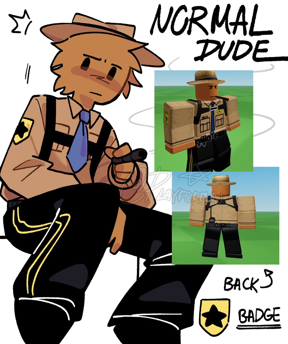 pl4yF0rfun's tweet photo. This is Normal dude! #robloxart https://t.co/E0fCKUNWyl
