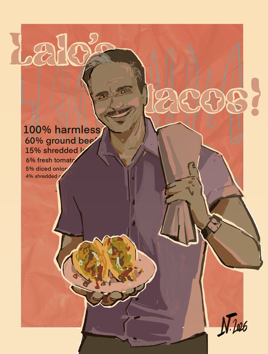 nononoids's tweet photo. trust... 🌮 #lalosalamanca #bcs #bcsfanart https://t.co/Q2BdTVQjdG
