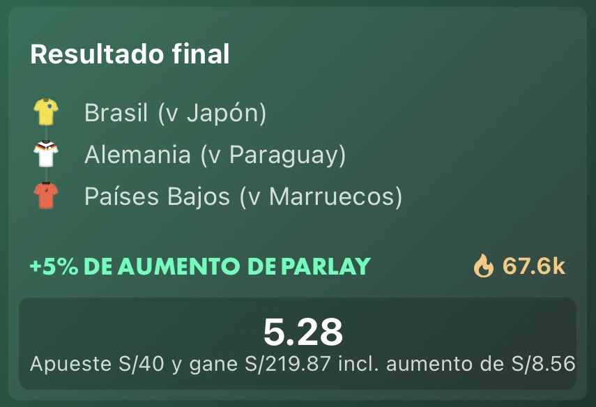 enriquevega__'s tweet photo. 🏆⚽️ ¡LLEGAN LOS DIECISEISAVOS! 𝗖𝗨𝗢𝗧𝗔: 𝟱.𝟮𝟴 🤑🔥

✅ Gana Brasil.
✅ Gana Alemania.
✅ Gana Países Bajos.

⚠️ Disponible con mi link: https://t.co/NqliooMTKf (aplican T&amp;C) | +🔞 Juega con responsabilidad. https://t.co/kIITzz3VBC