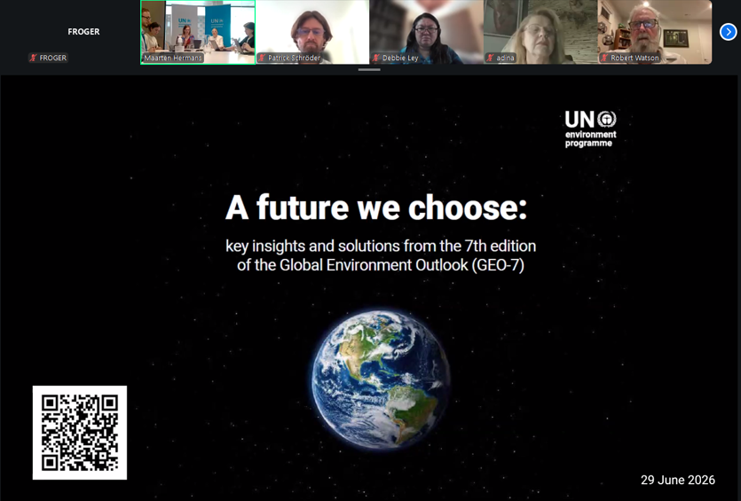 UNEP_Europe's tweet photo. Today in Brussels, @UNEP &amp; @CY2026EU 🇨🇾 co‑hosted a presentation of 'Global Environment Outlook 7: A Future We Choose' (#GEO7) to EU government representatives.

The report provides key insights on environmental trends, risks &amp; solutions to support evidence‑based policymaking. https://t.co/wYcWu1qW8V