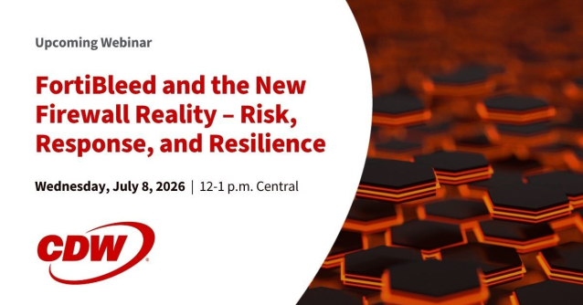 almostrealmx's tweet photo. Join us July 8 as @CDWCorp experts unpack the scope &amp; impact of the recent #FortiBleed attack and what a resilient, long-term security strategy looks like #computer #government #health #btc #technology #AI #IoT #innovation #today #knowrisk #security https://t.co/kvfj7bH2Lc https://t.co/fSFE0AgUDT
