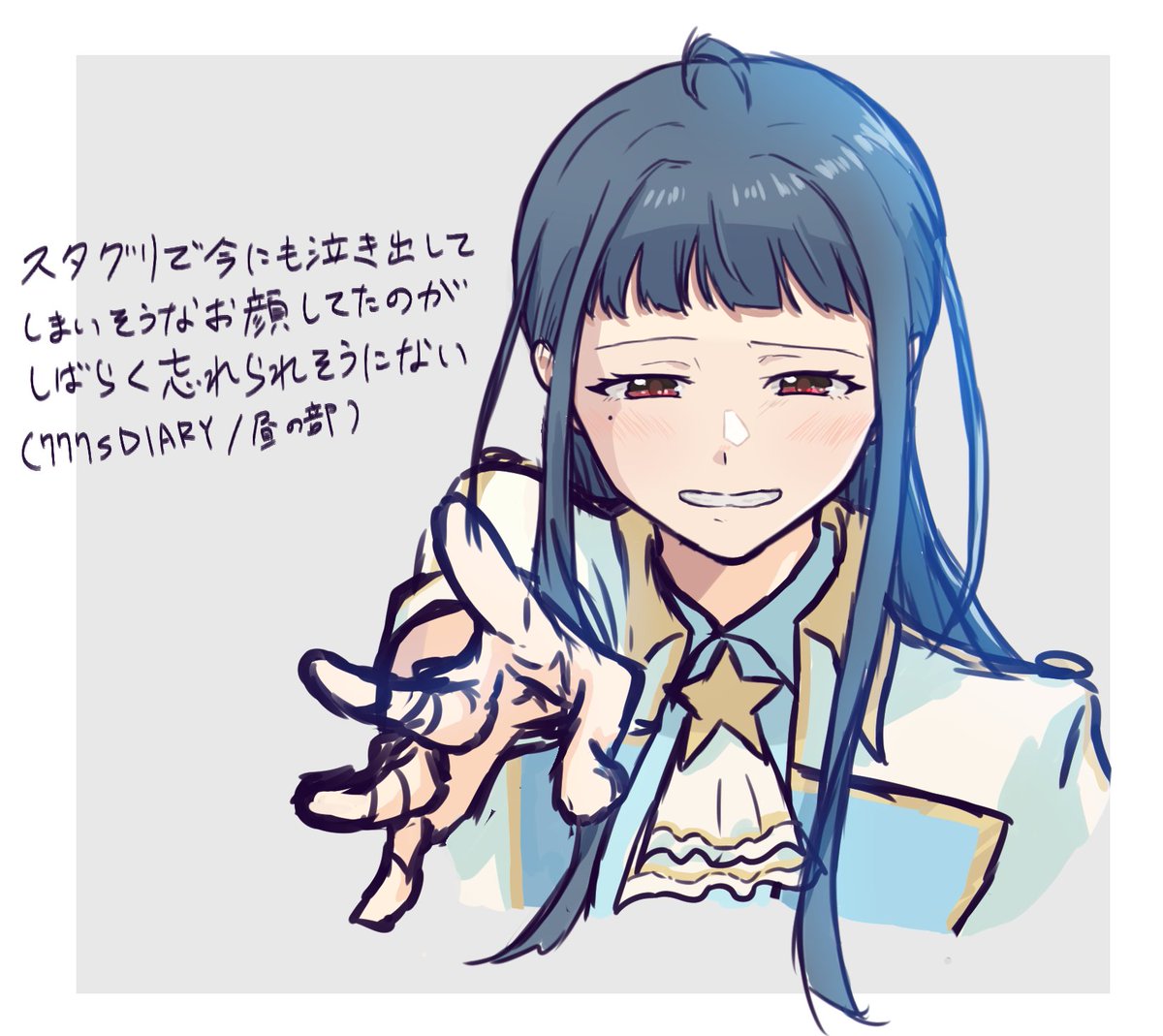 oqiz3hitsuzi_99's tweet photo. 前から3列目、真っ正面で見ていた感想(描いてる時も思い出してまた泣いた) https://t.co/hPcL6kBQZi