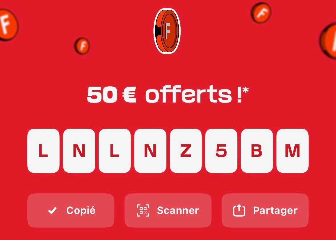 jaspale12's tweet photo. CODE PARRAINAGE BOOSTÉ 

50€ DE FREEBETS OFFERTS avec le code LNLNZ5BM

#codeparrainage #betclic #freebet #coupedumonde https://t.co/R3vXyppO22