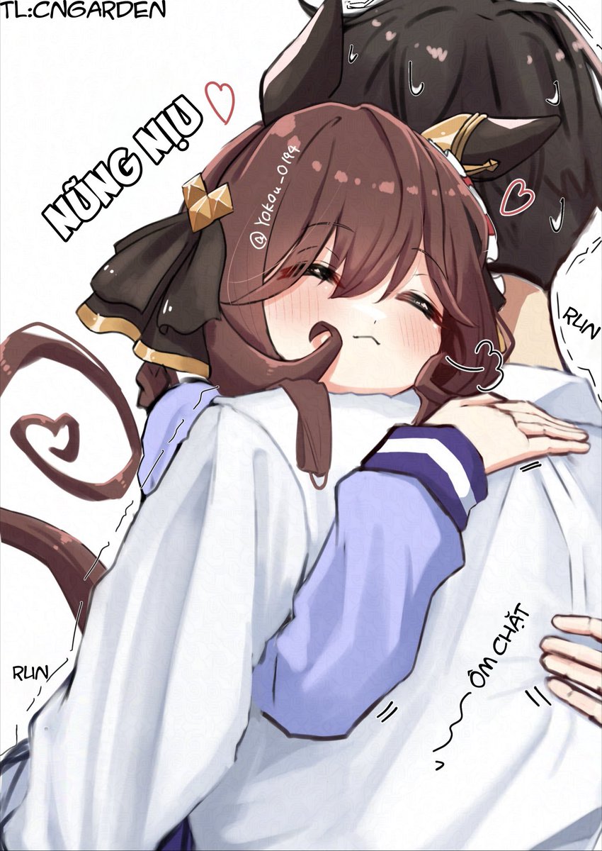 Hikariii_177's tweet photo. Nhẹ thôi em, gãy lưng mất 💔 
Vietnamese translate 🇻🇳
Nay tôi lười nên đơn giản thôi 🐴
Artist=@YOUKOu_0194
Tl:HKR
 #gentildonna #umamusume
Please support the artist too https://t.co/zzTU6CpF2L