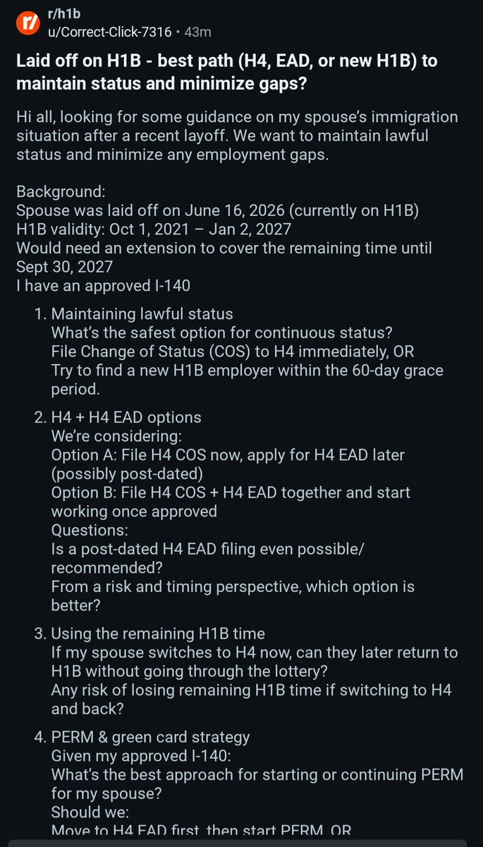 EndH1BNow_'s tweet photo. More of the same. This is how they stay indefinitely when the h-1b is supposed to max at 6 years. This constant change of Visa status should be flagged for exactly what it is, fraud https://t.co/jsFFbYYKB2