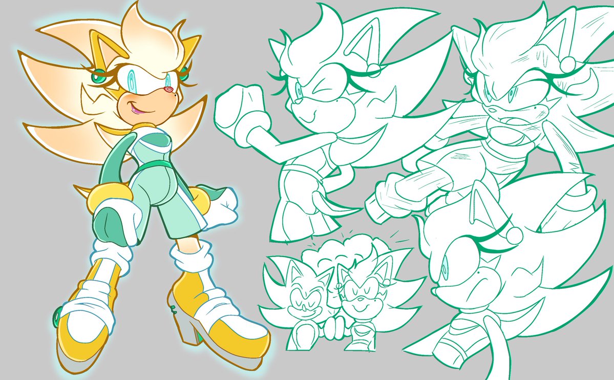 Peppericha's tweet photo. Pretty bored so! On a scale of 1-10, how believable would my OC be if they were passed off as an official character!! :3 

#sonicoc https://t.co/gfv8WOF8x1