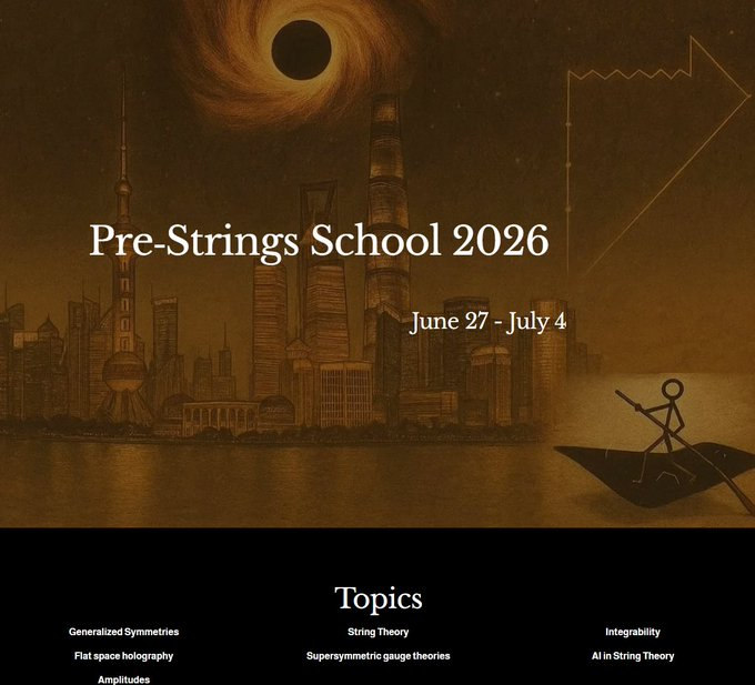 BahramShakerin's tweet photo. [Strings 2026]
[School + Conference]

I hope the organizers upload the videos from these two events.

1 - Pre-strings School: https://t.co/FT8MiOVhtX
2 - Strings 2026: https://t.co/PKaMYbuMUB https://t.co/ouUzUfgbMJ