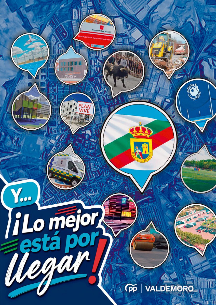 ppvaldemoro's tweet photo. 🔵 #3AñosConMásGanas, de seguir construyendo, JUNTOS, el mejor #Valdemoro para todos. 

¡Seguimos! 💪 https://t.co/N4wFwltA9E
