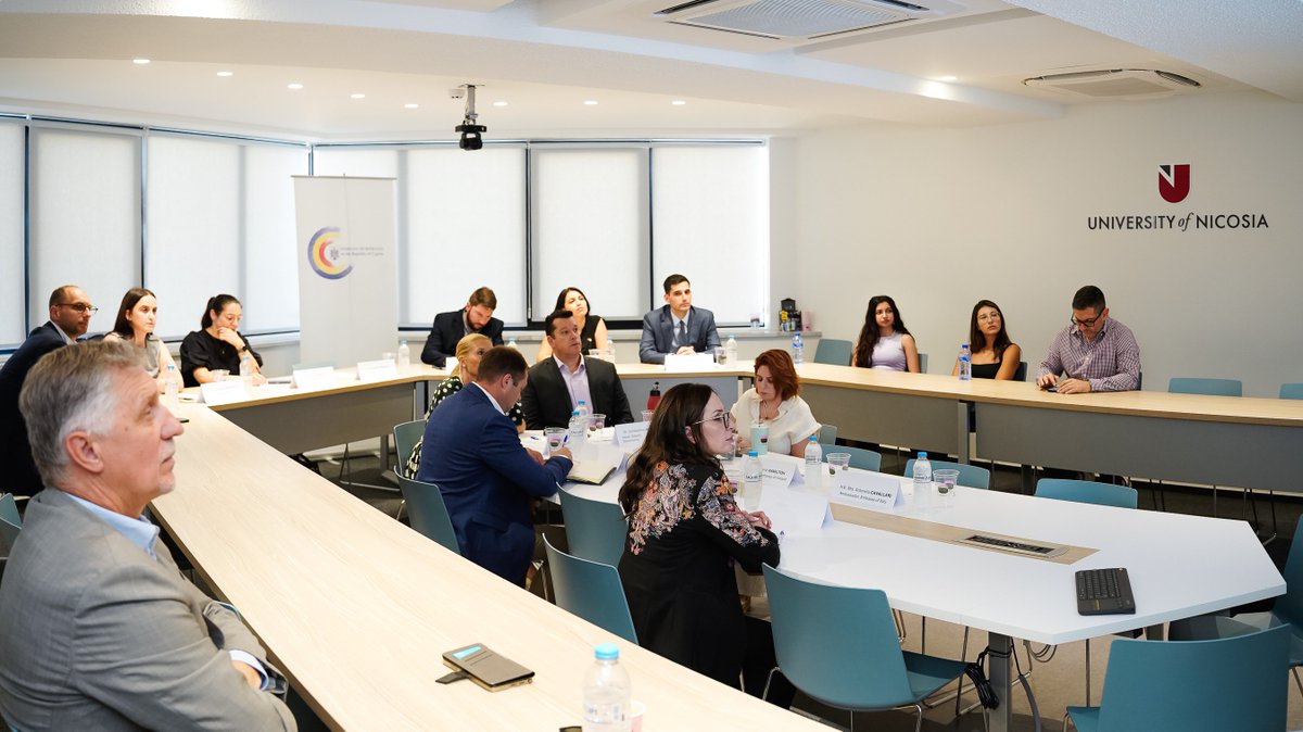 ArmEmbCyprus's tweet photo. 📍🇨🇾 June 29 | Nicosia
 🇦🇲 Ambassador @itorgomian participated in the panel discussion on EU Enlargement and the Eastern Partnership at @UNIC_Eng. https://t.co/FswTSGVgxV
