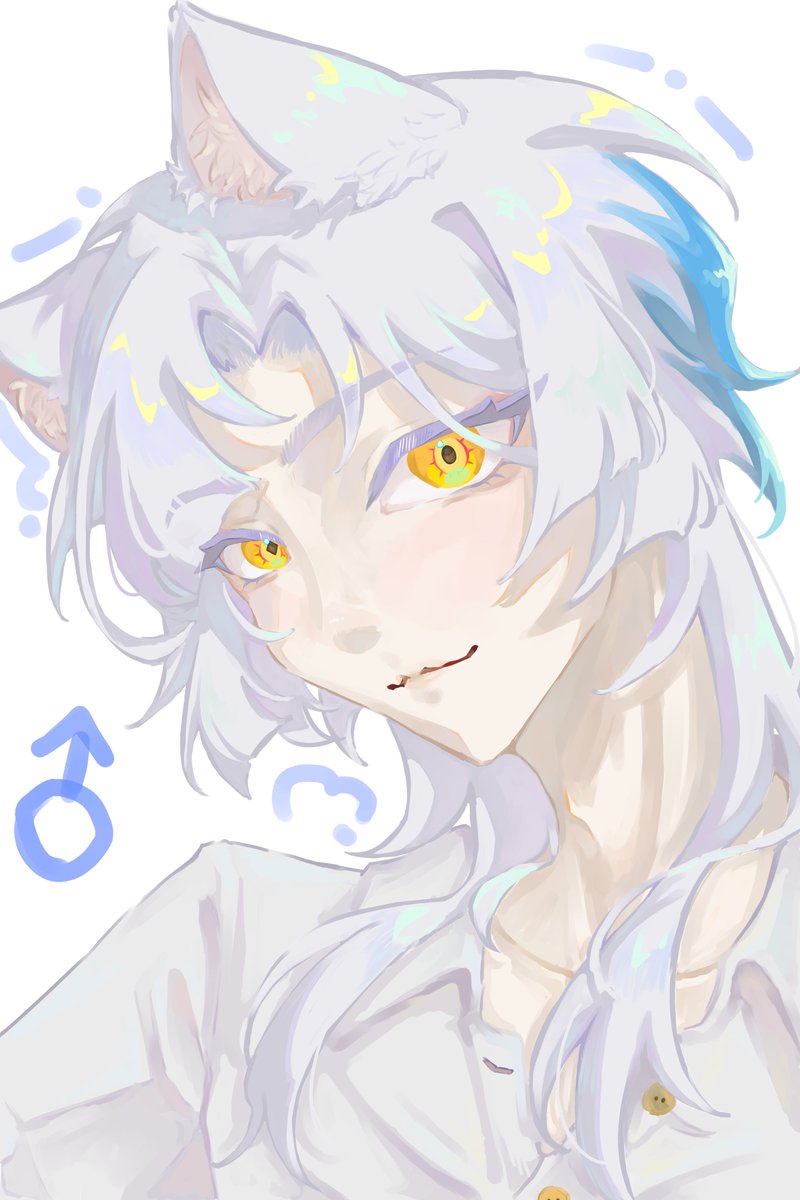 lazycatA077's tweet photo. #繪俄史藝術高等學院性轉事故 #繪俄史藝術高等學院 #不繪被2E也不繪俄史
突然就變帥哥了，肯定要剪一個帥帥ㄉ髮型~ https://t.co/kVVvRKEE1R