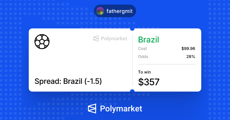 fathergmit's tweet photo. 20 minutes until kickoff. I really hope this match doesn't end in a draw, although there's a good chance. The last World Cup between the two teams was seven matches ago. 
@Polymarket https://t.co/uJ3x8PbGQy
