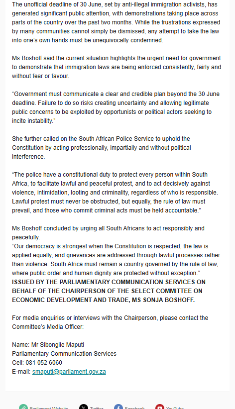 EconoCluster's tweet photo. MEDIA STATEMENT

BE CAUTIOUS TOMORROW, COMMITTEE CHAIR URGES STREET VENDORS AND SMALL BUSINESS OPERATORS

https://t.co/ZGP0dXwGbj

@ParliamentofRSA https://t.co/NbENDoFyb2