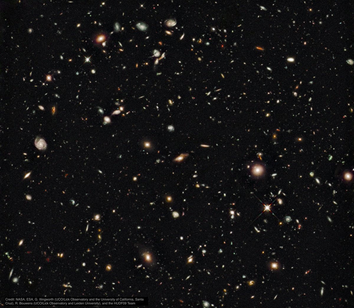 NASAUniverse's tweet photo. Our galaxy is one of trillions in the known universe. #MondayMotivation https://t.co/0Lacyxrygz