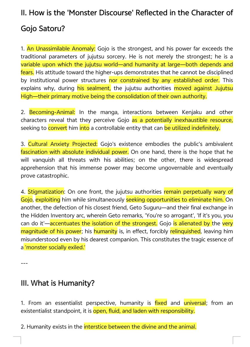 Natalyaaaayy's tweet photo. My view on Gojo Satoru's 'Monster Discourse'&amp;'Humanity'
#五条悟 #呪術廻戦 #JJK #JuJutsuKaisen #Gojosatoru #Gojo https://t.co/vR7Mox944u