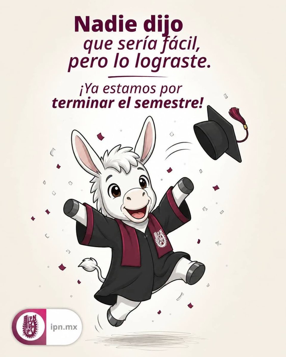 ESIT_OFICIAL's tweet photo. Instituto Politécnico Nacional
#IdentidadIPN Les deseamos una excelente semana y les recordamos que nos sentimos muy orgullosos de cada uno de sus logros. ¡Ya estamos por terminar el semestre, sigan adelante con la misma pasión y compromiso que distingue a las y los politécnicos! https://t.co/OrxI6nB1V4