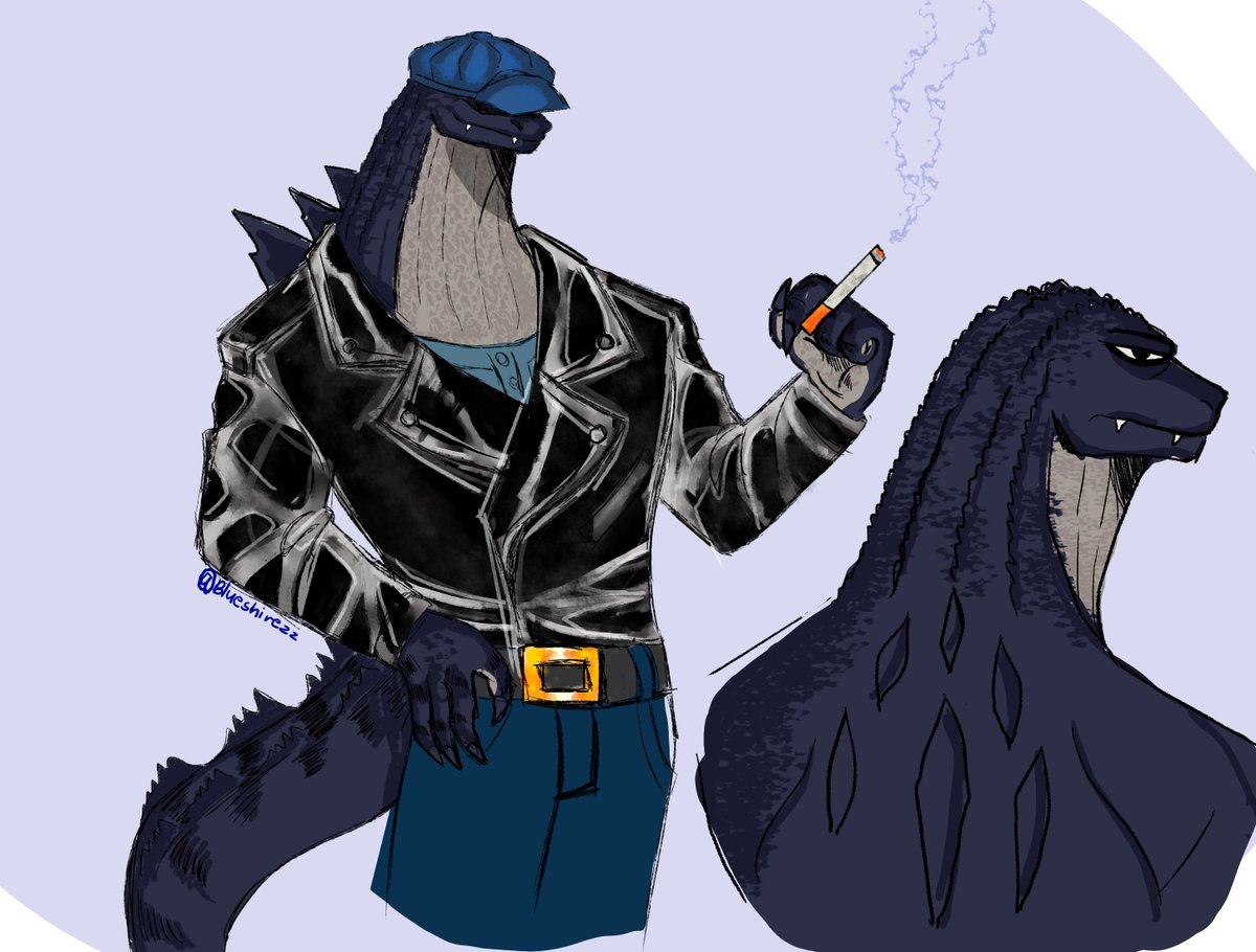 redraw him? #godzilla #godzillaart #ゴジラ