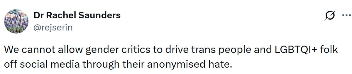 garylfrancione's tweet photo. Dear @rejserin: I always engaged you in a civil way despite your blatant misrepresentations of my positions. I have never been anonymous. The reality is that it's not about "hate" with you and other TRAs. It's just about and only about disagreement. Please stop whining. https://t.co/Dpwce6RlGF