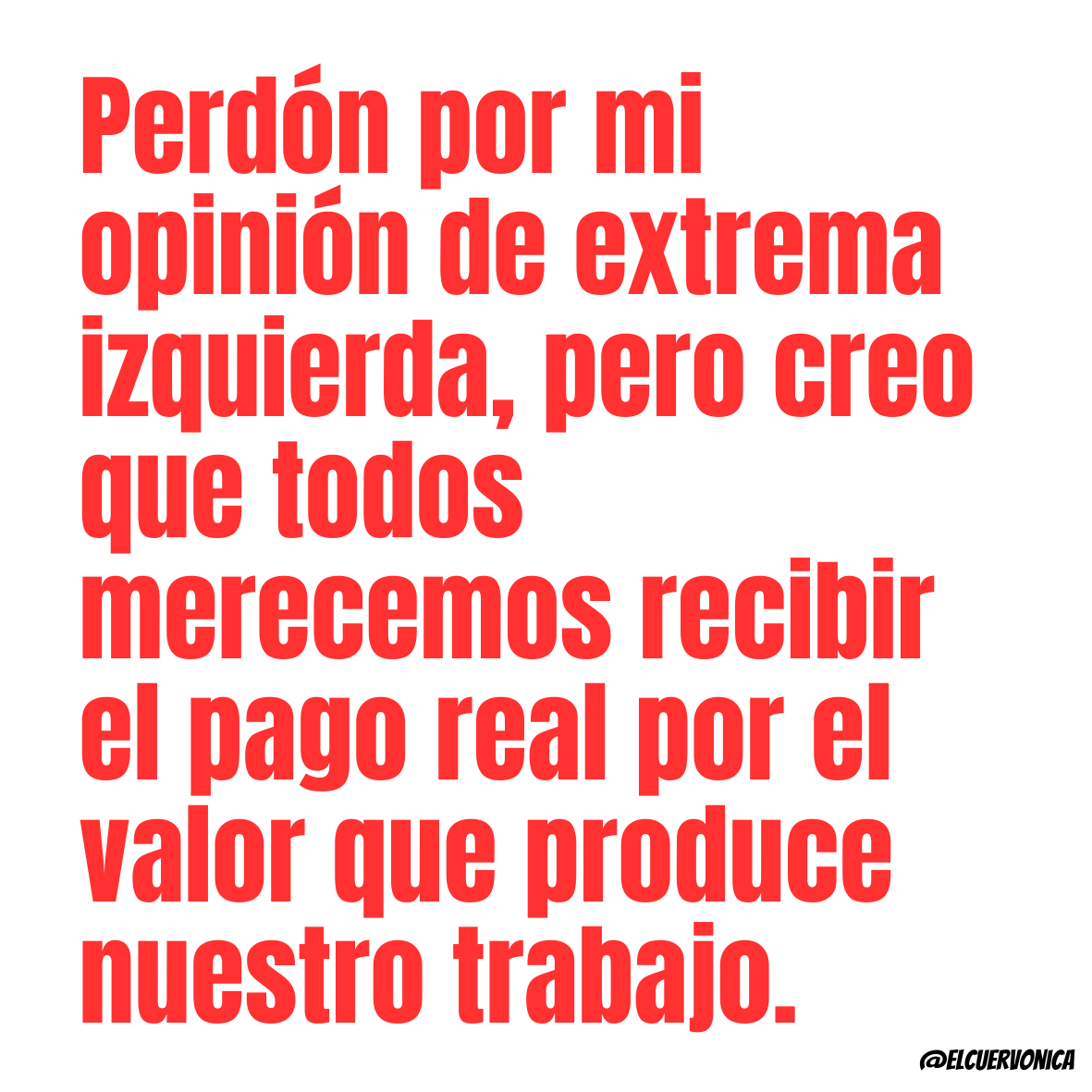 ElCuerv0Nica's tweet photo. Perdón por mi opinión de izquierda radical 🙏 https://t.co/8WkQaDZSw4