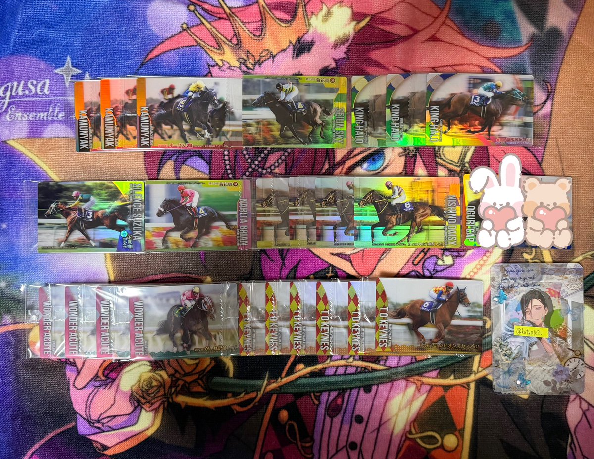 kota0102_'s tweet photo. サラブレッドホースコレクション ウエハース 第4R  /交換
譲）パンサラッサ ナリタブライアン べラジオオペラ パンサラッサ ディープボンド ゴールドシップ ワンダーアキュート 等々 画像参照
求) クロワデュノール （ホープフル ダービー）
2~郵送交換希望です
検索からでもお声かけください https://t.co/uZlpa5DE3I