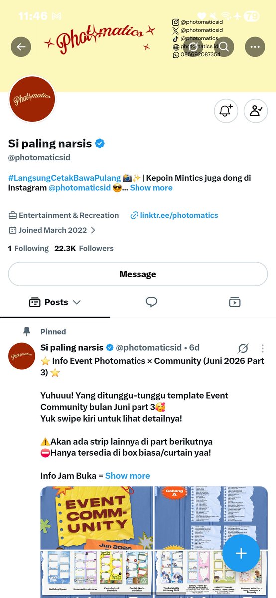 infpretty's tweet photo. @photomaticsid PHOTOMATICS https://t.co/Qxqv5Pt03L