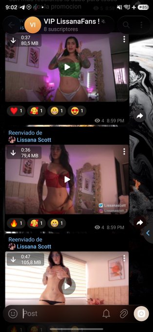 💥LissanaScott💥 - Hello guys:3 I'm selling my VIP channel for 15 dollars, and I'm giving away a 10 m video to get in. Join and vote for us to choose from all of us which video they prefer to upload. This is an explicit 10 m video. 🫢 Inf telegram @lissanascot https://t.co/VUvQKOtwUL