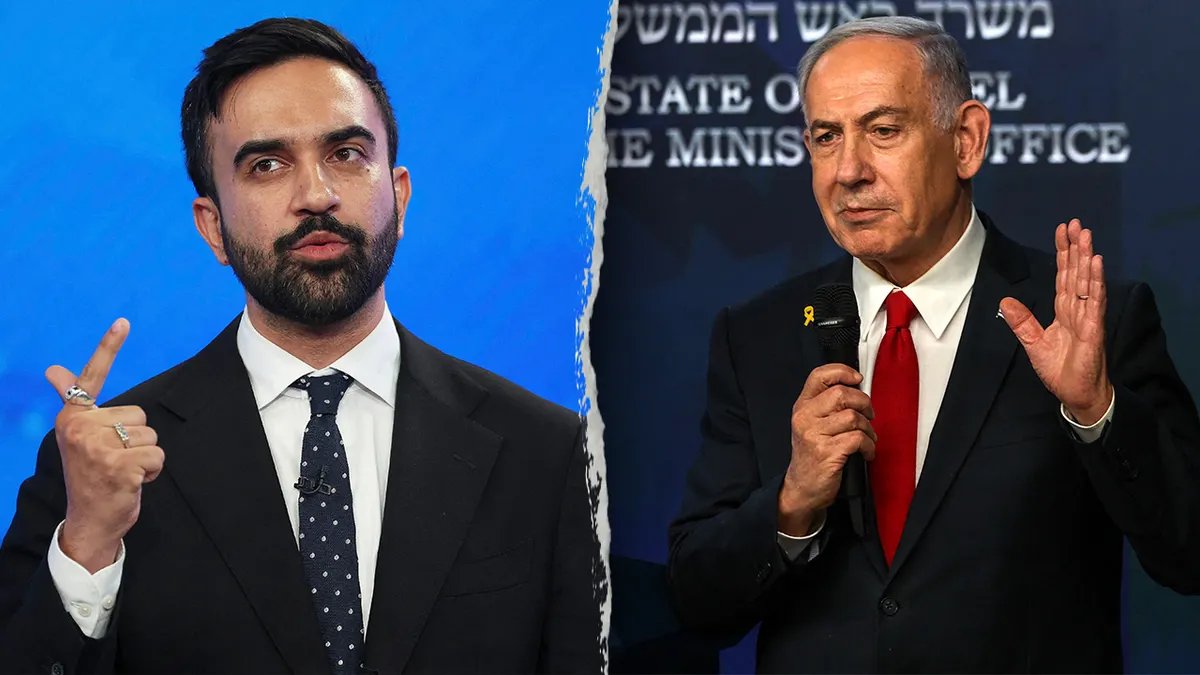 BladeoftheS's tweet photo. Netanyahu has said he will go to New York even though Zohran Mamdani said he would arrest him if he does.

Like if you want to see Netanyahu arrested.
RT if you'd personally turn up to make sure it happened. https://t.co/TNXRAILRTX