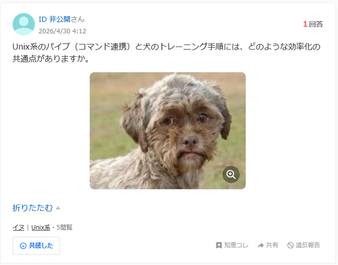 わん氏 全商品年内で削除　12月17日まで Yahoo知恵袋のUnix系のカテゴリの質問が完全に荒らされてる話もっと