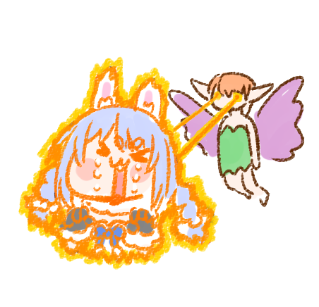 兎田ぺこら 「」|ねこやまのイラスト