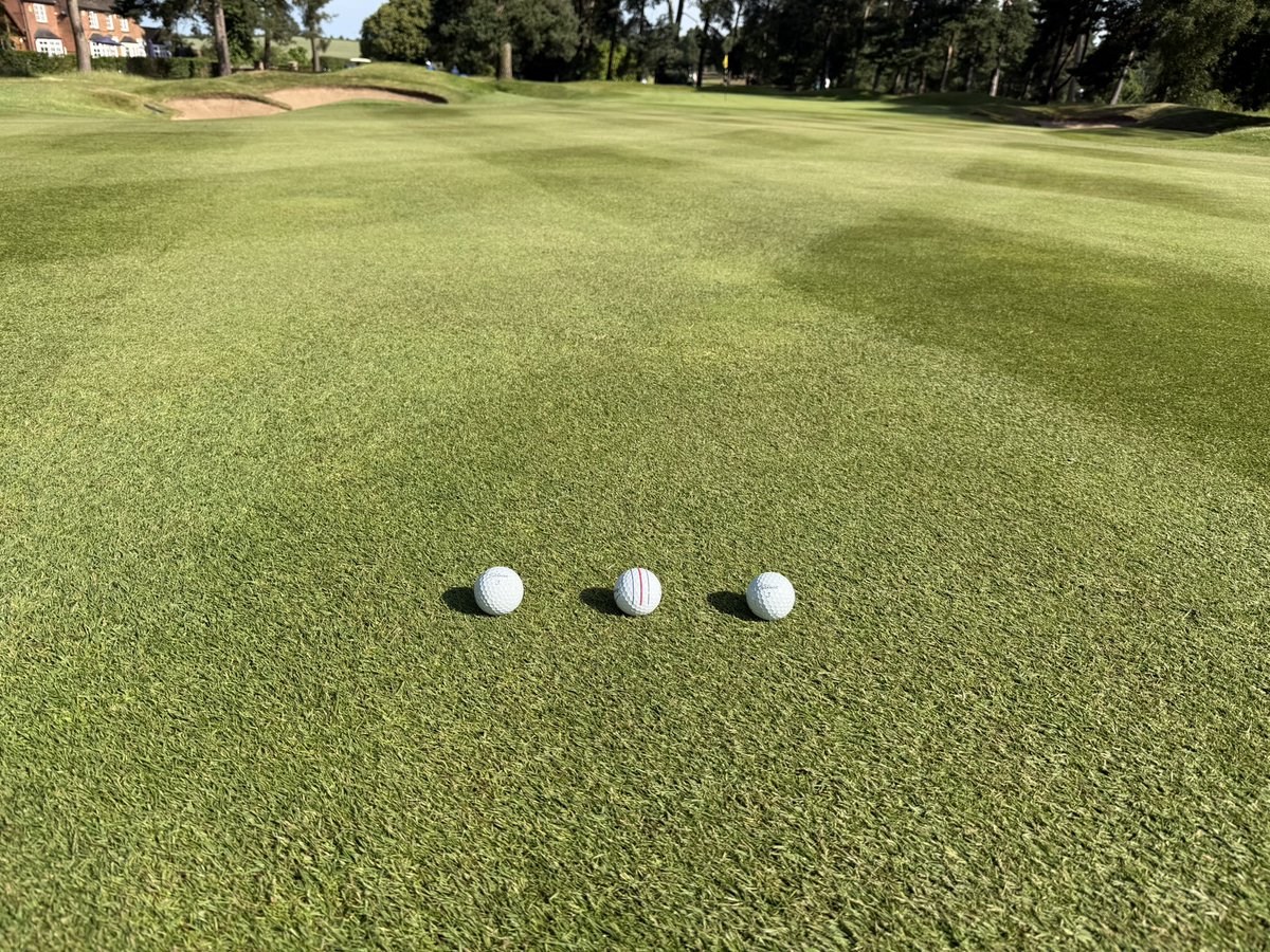 andywoodgolf's tweet photo. Happy with the surfaces we are in control of Greens Final Cut at 2.7mm and approaches/Collars down to 6mm for a couple of days #golf #greenkeeping https://t.co/nB4Y3dHA4b