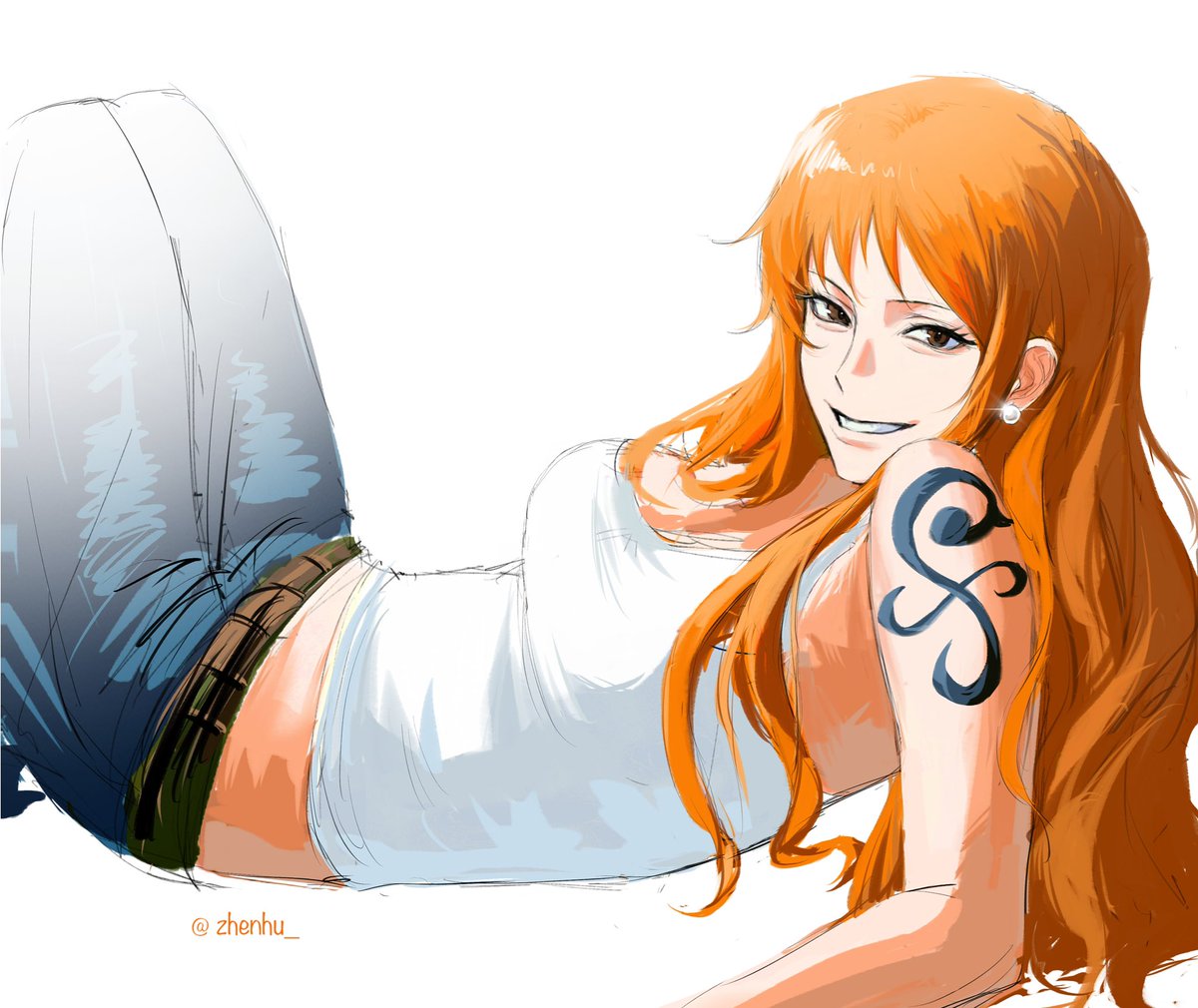 zhenhu_'s tweet photo. 🍊#ONEPIECE #nami https://t.co/s5Bwj4Sz8B