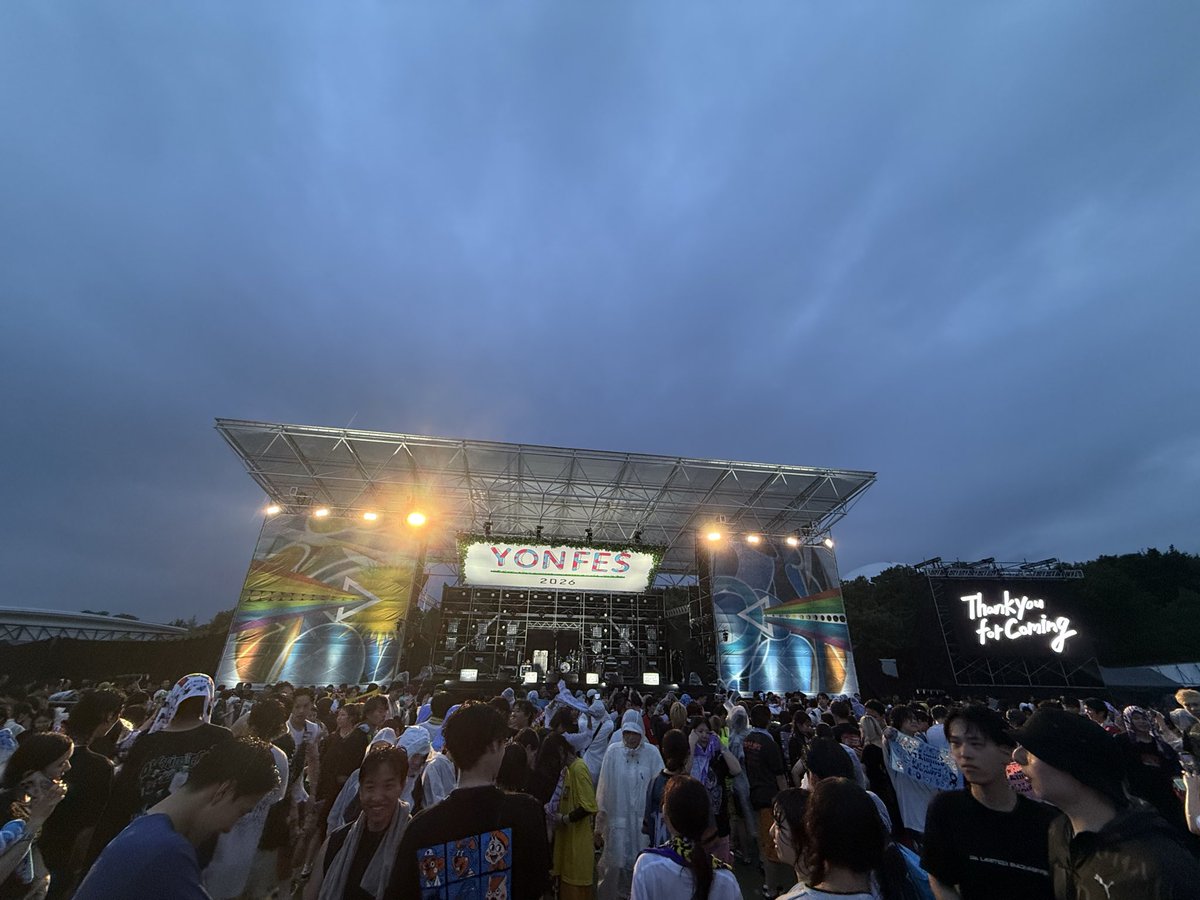 takebkn's tweet photo. 2026.6.20 YON FES 2026
モリコロパーク(愛･地球博記念公園)
#ヨンフェス https://t.co/JBI9jeQr9J