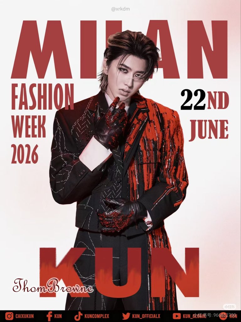 Fakeruisrp8's tweet photo. No one interprets Thom Browne’s uniform aesthetic as well as KUN.
KUN’s MFW moment
#KUN #KUNxTHOMBROWNESS27 #THOMBROWNE #MFW
@kun_officialx @ThomBrowne https://t.co/vkecPiJrlt