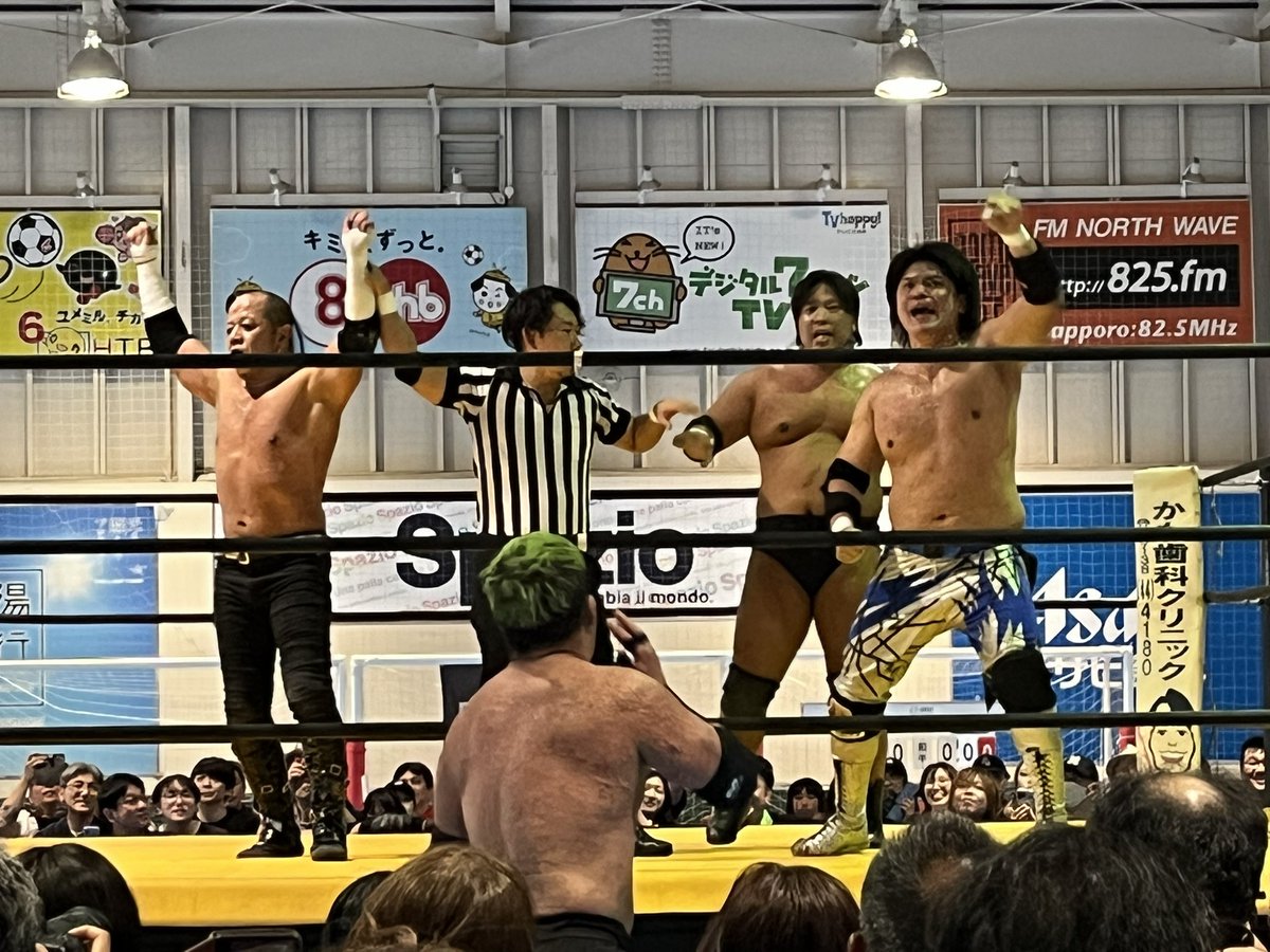 junchisaurus's tweet photo. 昨日はFREEDOMS@サッポロイーワンスタジアム観戦。おもしろかったー！
北海道ならではの選手、カードでよかったな〜！
また札幌で観戦したい！ https://t.co/9sZFq4cjRc