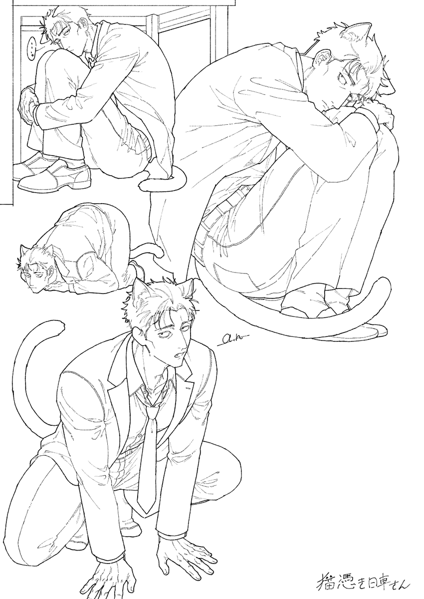 ainamengo0's tweet photo. 落書き🐱🌻 https://t.co/HoqNhaeS3c