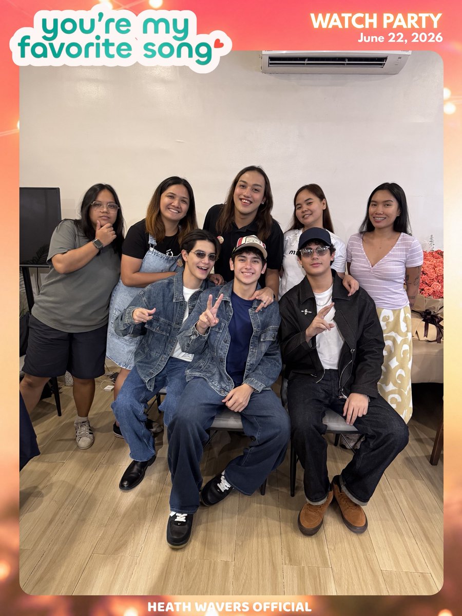 HeathWaversOFC's tweet photo. A heartfelt thank you to GMA Public Affairs @GMA_PA production staff for joining and supporting our watch party for You’re My Favorite Song! 🎶💙

Having you with us made the event even more meaningful. Your presence, support, and enthusiasm meant so much to our community, and we truly appreciate you taking the time to celebrate with us.

Congratulations on the successful pilot episode of You’re My Favorite Song! ✨ We are thrilled to witness the beginning of this beautiful journey and wish the show continued success in the days ahead. May it touch more hearts, inspire more viewers, and continue to resonate with audiences throughout its run.

Thank you for making this watch party a memorable one. 💙

MEET MIGUEL MIRAFLOR 
#YMFSPilotWeek #HeathJornales