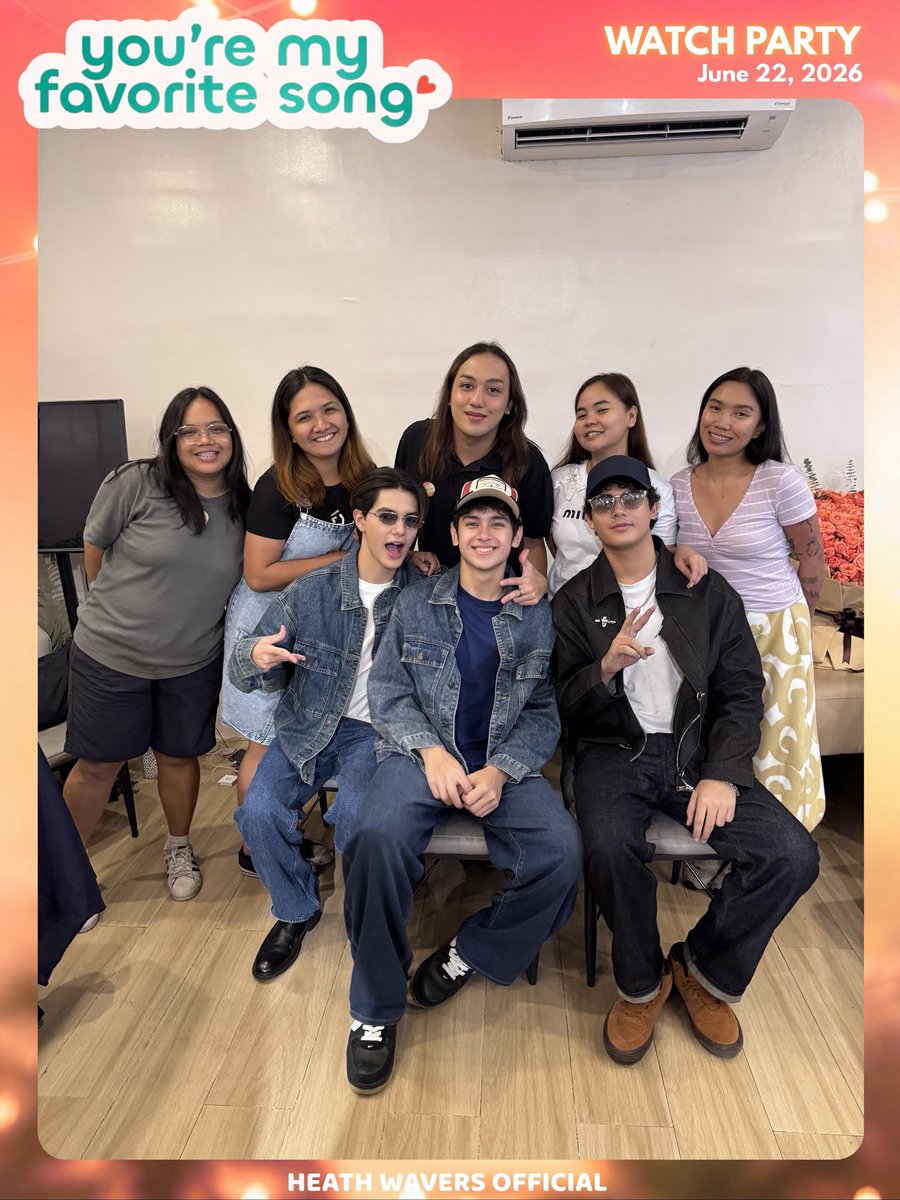 HeathWaversOFC's tweet photo. A heartfelt thank you to GMA Public Affairs @GMA_PA production staff for joining and supporting our watch party for You’re My Favorite Song! 🎶💙

Having you with us made the event even more meaningful. Your presence, support, and enthusiasm meant so much to our community, and we truly appreciate you taking the time to celebrate with us.

Congratulations on the successful pilot episode of You’re My Favorite Song! ✨ We are thrilled to witness the beginning of this beautiful journey and wish the show continued success in the days ahead. May it touch more hearts, inspire more viewers, and continue to resonate with audiences throughout its run.

Thank you for making this watch party a memorable one. 💙

MEET MIGUEL MIRAFLOR 
#YMFSPilotWeek #HeathJornales