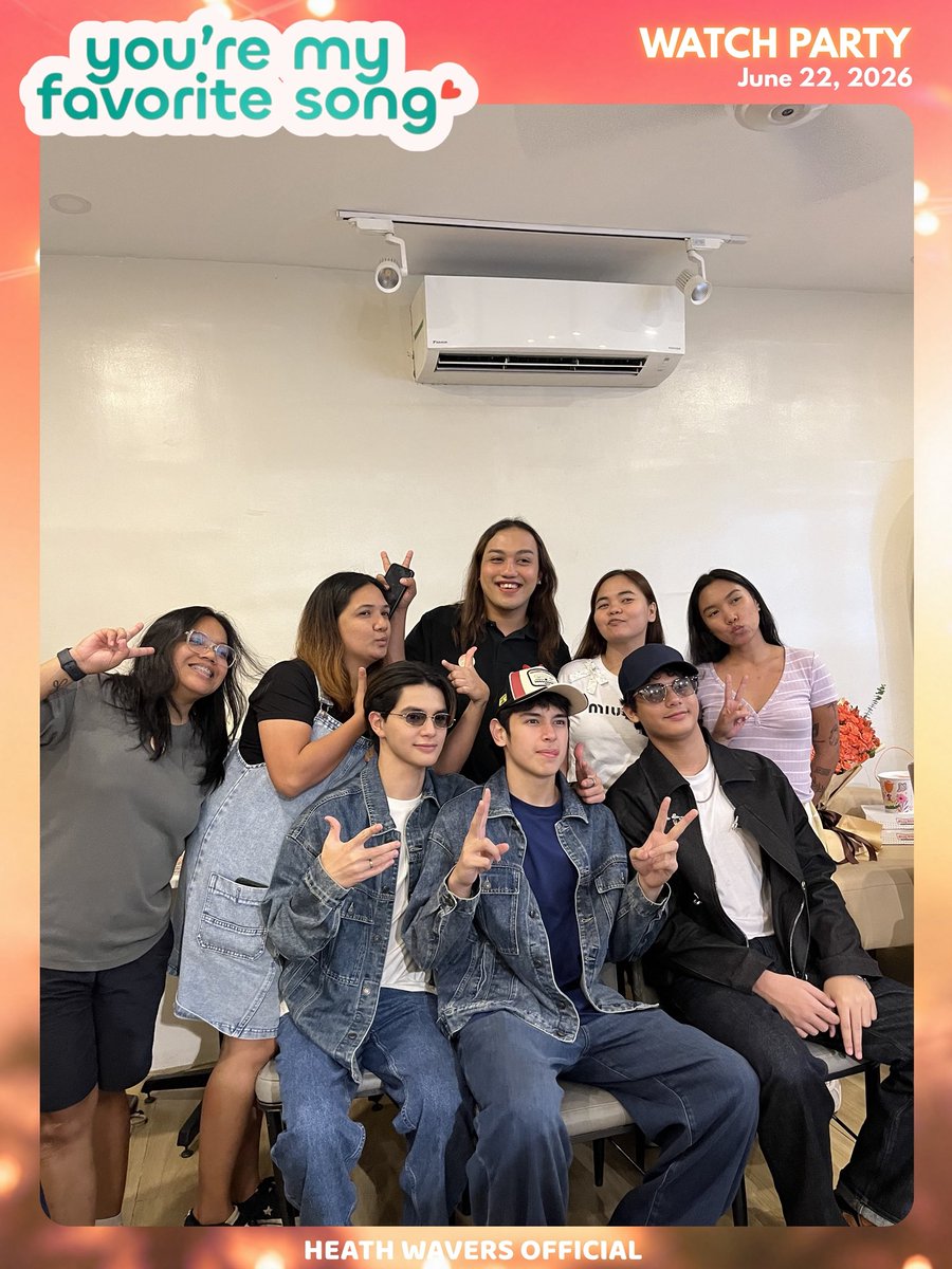 HeathWaversOFC's tweet photo. A heartfelt thank you to GMA Public Affairs @GMA_PA production staff for joining and supporting our watch party for You’re My Favorite Song! 🎶💙

Having you with us made the event even more meaningful. Your presence, support, and enthusiasm meant so much to our community, and we truly appreciate you taking the time to celebrate with us.

Congratulations on the successful pilot episode of You’re My Favorite Song! ✨ We are thrilled to witness the beginning of this beautiful journey and wish the show continued success in the days ahead. May it touch more hearts, inspire more viewers, and continue to resonate with audiences throughout its run.

Thank you for making this watch party a memorable one. 💙

MEET MIGUEL MIRAFLOR 
#YMFSPilotWeek #HeathJornales