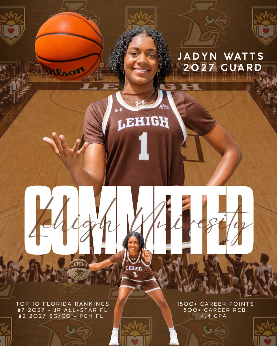 jadynwatts1's tweet photo. I am excited to announce my commitment to Lehigh University and becoming a Mountain Hawk!! I cannot express how much gratitude I have for all the college coaches during the recruiting process and their belief in me. It would not have been possible without my supporting community. https://t.co/cdZNGfl88P