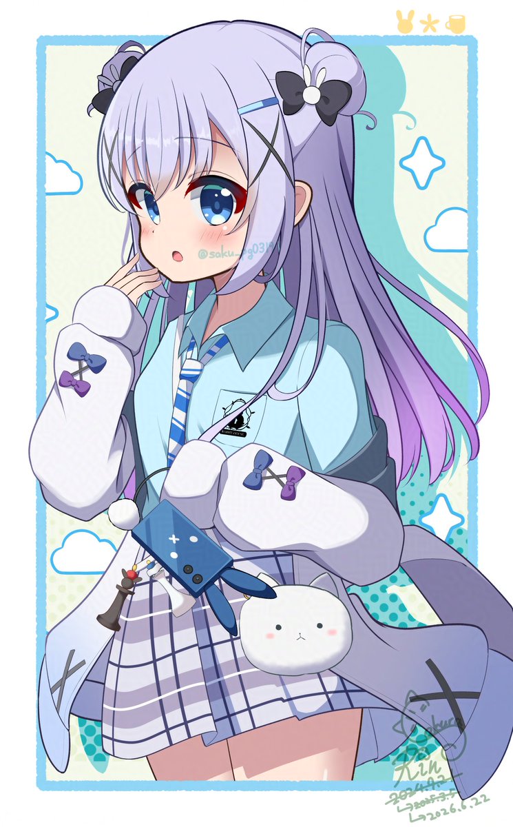 saku_pg0319's tweet photo. イマドキガールなチノちゃん🩵📷 https://t.co/tkQEKuPScd