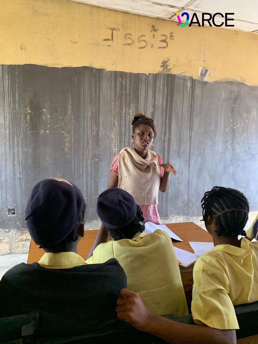 VARCENigeria's tweet photo. Educating a girl today empowers a generation tomorrow."
On  Period Poverty Alleviation Project the program implementation team held an impactful *learning* session with adolescent girls at Osun unity high School https://t.co/rxBDFRa584