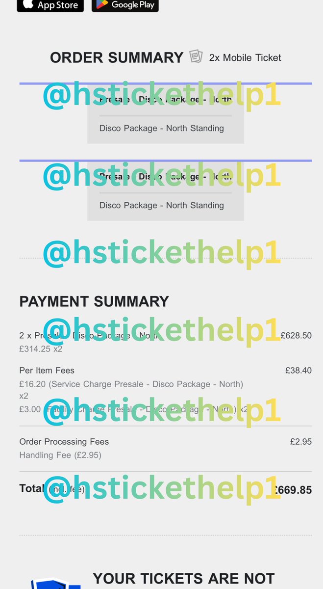 hstickethelp1's tweet photo. Harry Styles’ Together, Together Tour- London🇬🇧
- June 29th
- 2 tickets
- NORTH GA (DISCO VIP Package)
- £206 each, £412 total (price verified, includes G&amp;S fee, &amp; negotiable)
- PayPal G&amp;S

DM @alichoouille_ if interested!!! https://t.co/Em5iQP2U7k