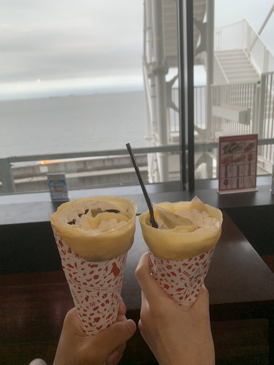 ku8zu's tweet photo. ロイくんとドライブ楽しかったー！！
キョンだかキャンだかも初めて見たしクレープも美味しかった！
軽いハイキングって書いてあったのに結構ガッツリ山道登ったのは笑うしかなかったけどww https://t.co/QUwWbymj29