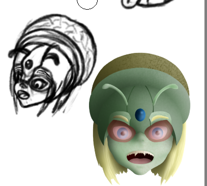 rikoartmain's tweet photo. here's an example of what my oc could look like though I think some little things will maybe change but the basic idea is something like this. my heads look a bit off right now especially the rough high angle sketch. i'm not doing too good if you have read my recent tweets https://t.co/xAaxzdpP6T
